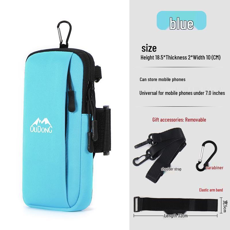 Спортивный фитнес-браслет: Многофункциональная сумка-чехол на руку и запястье для мобильного телефона для бега и активного отдыха