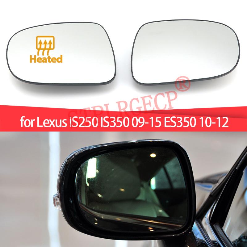 Для Lexus IS250 IS350 09-15 ES350 10-12 Левое или Правое Боковое Зеркало Крыла Двери Прозрачное Стекло Зеркала Заднего Вида с Подогревом Замена LHD uhdx4
