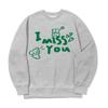 AWESOMEUS I Miss You Green Dog Sweat Shirts_3 Color