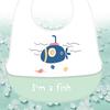 Waterproof Soft Silicone Baby Feeding Stuff Cartoon Print Adjustable Children Kids Bibs