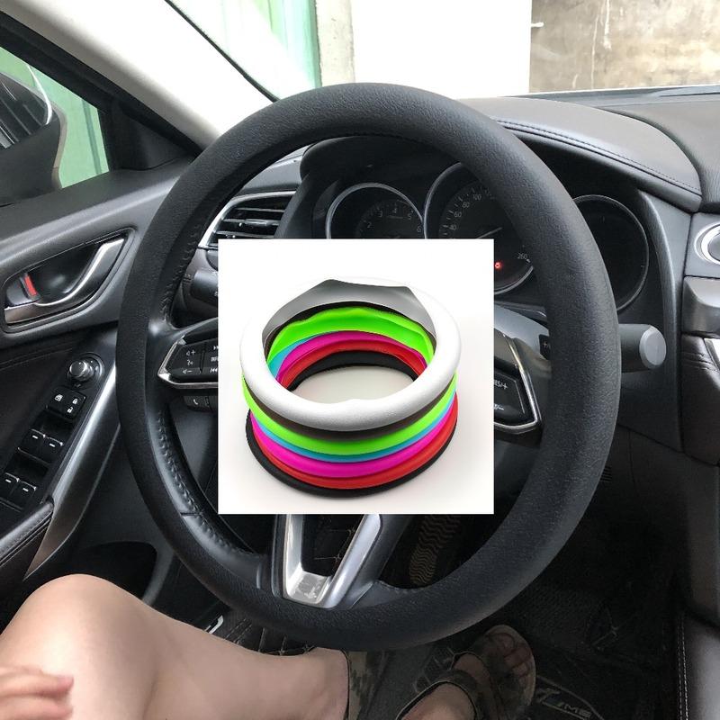 Car Soft Silicon Steering Wheel Cover For Kia SORENTO Stinger Niro Carnival Ray Venga ProCeed Stonic SP Telluride