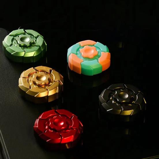 Магнитная игрушка-спиннер для снятия стресса и беспокойства для детей и подростков, для взрослых, светящийся гироскоп на кончике пальца, портативная образовательная сенсорная вращающаяся игрушка для путешествий