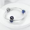 Silver Clasp 925 Silver Pave Clip Charms Colored Beads Stopper Safety Chain Fit Original Bangle Bracelet Jewelry Clip