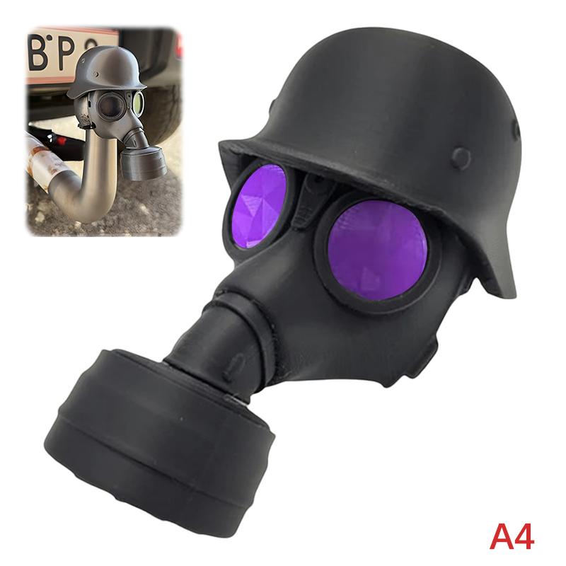 Hitch Cover Steel Trailer With Helmet And Gas Mask 3d Printed Trailer Hitch Ball Cover Prevent Receiver Tube From Rusting