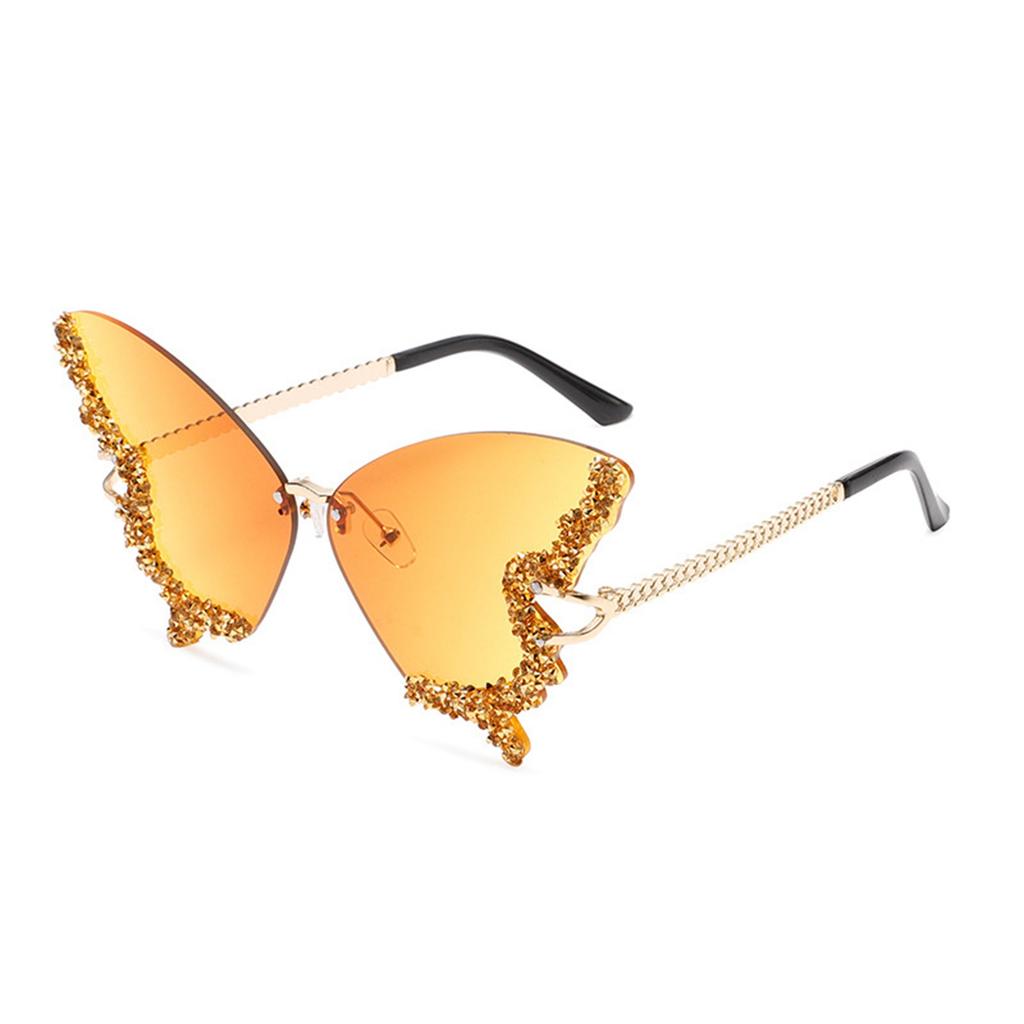 Солнцезащитные очки Модные новые женские солнцезащитные очки Солнцезащитные очки солнцезащитные очки одежда Соответствие солнцезащитные очки Diamond Butterfly