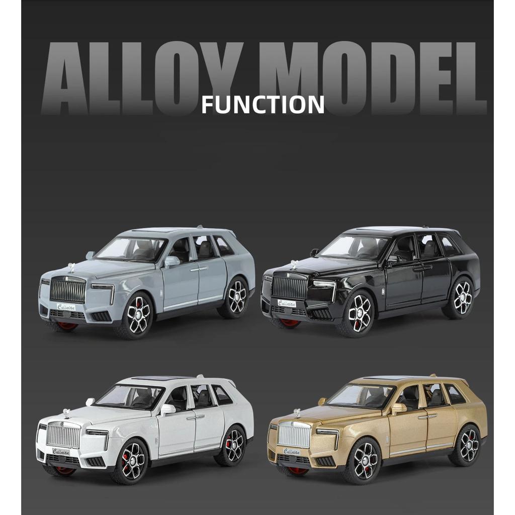 НОВЫЙ 1/32 Модель внедорожника Rolls-Royce Cullinan из сплава, звук и свет, инерционный, детская игрушка, коллекционный, подарок на день рождения