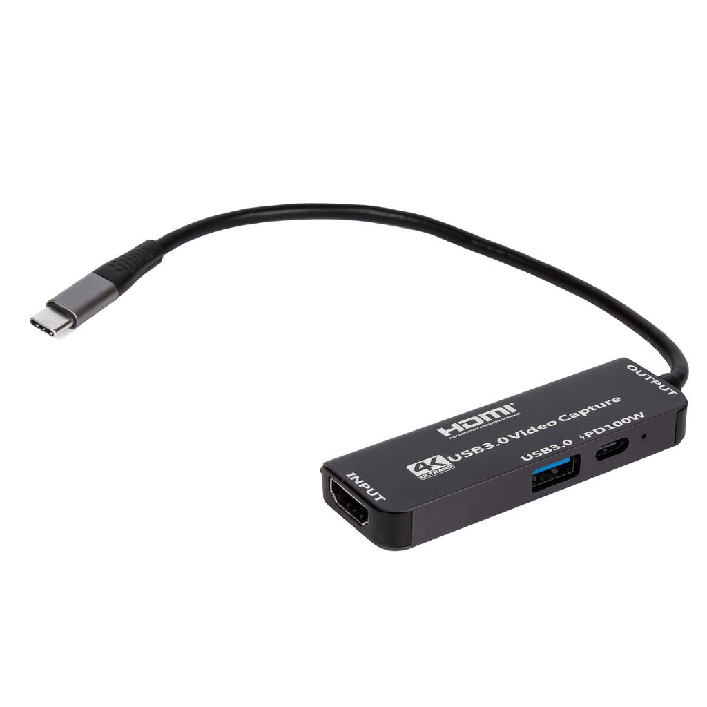 Хит продаж Hardrock XC1-2 USB-C Карта захвата 1080p с поддержкой зарядки PD 100 Вт Передача данных USB 3.0 Совместимость с Windows