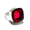 Мозамбикский гранат Драгоценный камень Ручная работа 925 Стерлинговое серебро Ювелирное кольцо Размер 9 F1c60