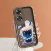 Для Realme 11 11x 12x 12 Pro C21 C30 C33 C35 C65 OPPO A18 A38 A60 A96 Reno 10 11 12 Pro мультфильм черно-белые кошки полная камера защитный мягкий чехол