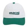 macni SIGNATURE LOGO MIX BALL CAP_GREEN