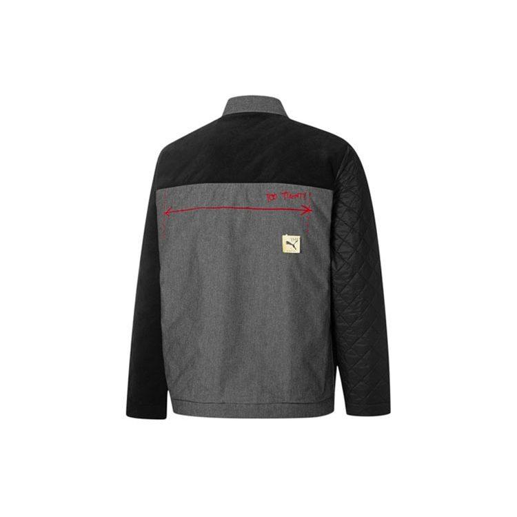 Puma Куртки Мужские Черные Лацканы Умеренные Двусторонние 530354-01