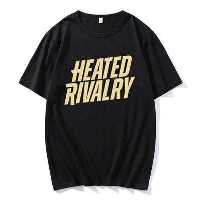 Хлопковая футболка унисекс с логотипом Heated Rivalry, уличный стиль, короткий рукав, свободный крой, мужская футболка с графическим принтом для ТВ, комфортная мужская одежда