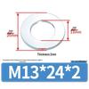 Очень большие оцинкованные металлические плоские шайбы - Размеры от M1.6 до M14