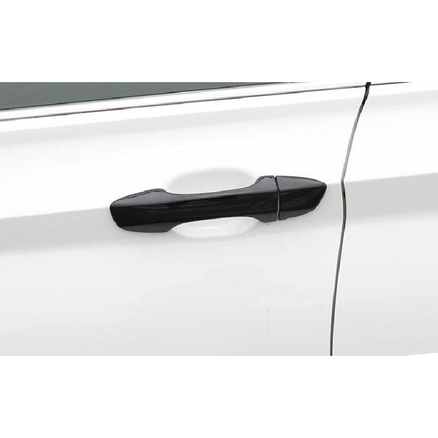 Exterior Outside Door Handle Trim For Volkswagen Jetta Mk7 2019-2023 ABS Black