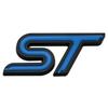 3D Car ST Rear Trunk Side Fender Emblem Badge Sticker For Ford ST Logo Focus Fiesta H6 Ecosport 2009-2015 Mondeo Focus2 Focus3 MK2