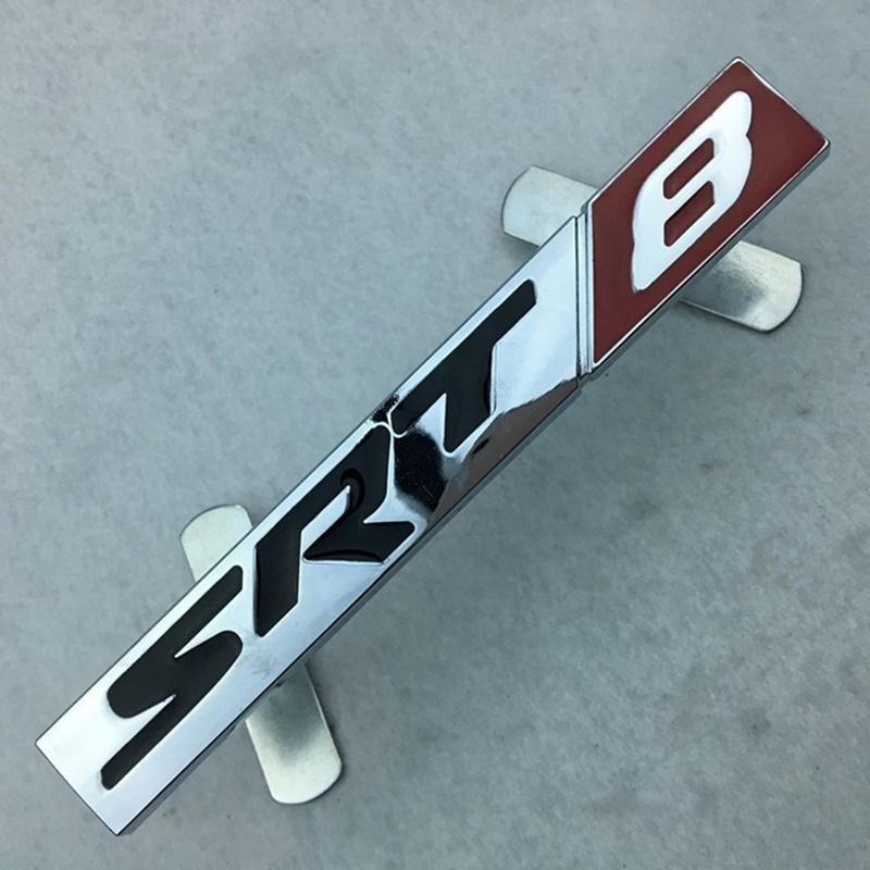 Durable Jeep Srt Metal Emblems Badge Decal For Cars With Zinc Alloy And Noble Finish