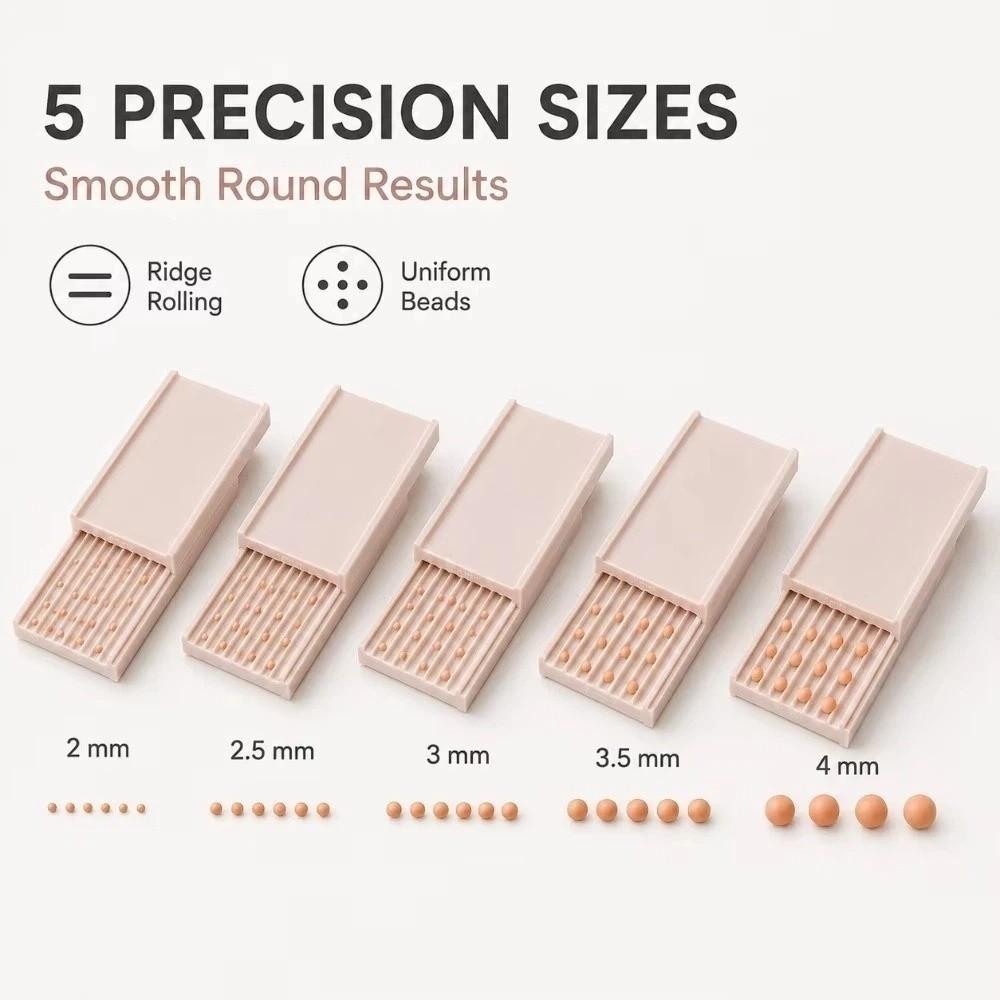 3D Printed Polymer Clay Bead Roller 2-4mm Clay Bead Making Plate Clay Sphere Shaper Craft Supplies