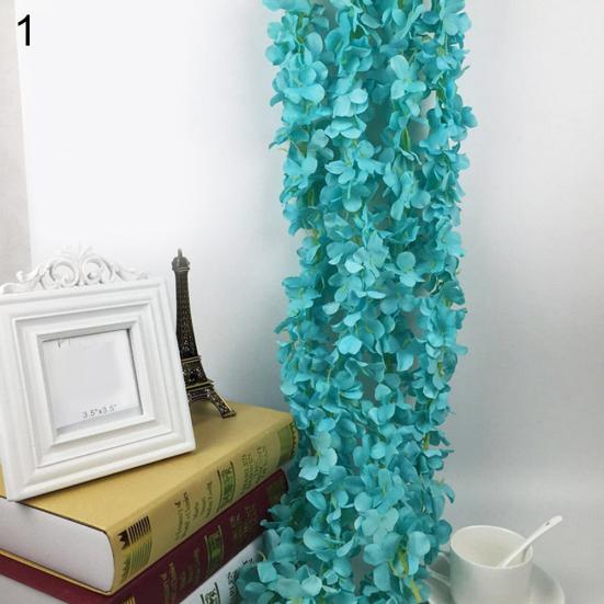 Искусственный цветок, висячая гирлянда, растение, цветочная лоза, свадебная вечеринка, домашний декор