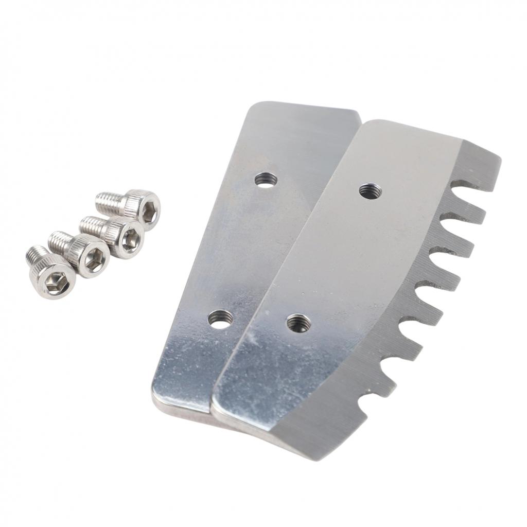 For Powerful Performance Replacement Auger Blade Set Two Pieces 8 Inch