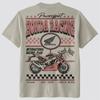 Винтажная футболка Honda Racing Powersport Oversize, Футболка с графикой японской команды мотоспорта, Повседневный топ унисекс