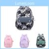 Adorable Oxford Cloth Backpack For Kids With Ergonomic Design And Cute Print