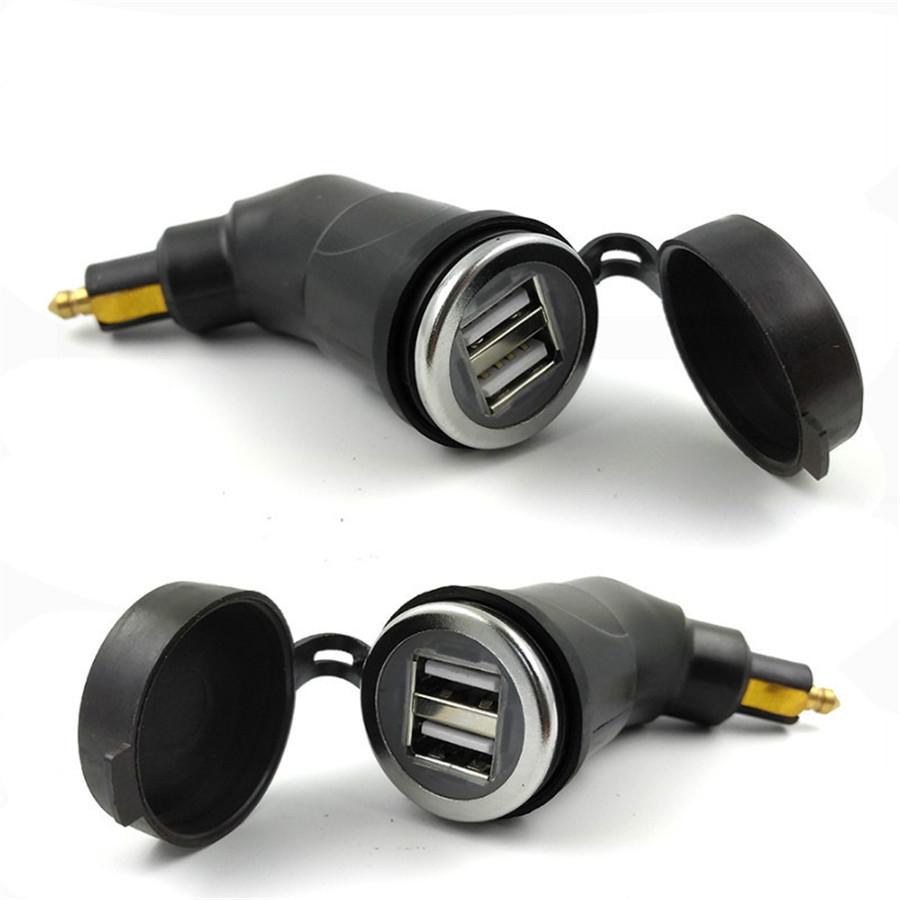 Для мотоцикла BMW Hella Розетка прикуривателя 5 В 3,3 А Портативный двойной USB адаптер питания Штекер с пылезащитной крышкой Для iPhone