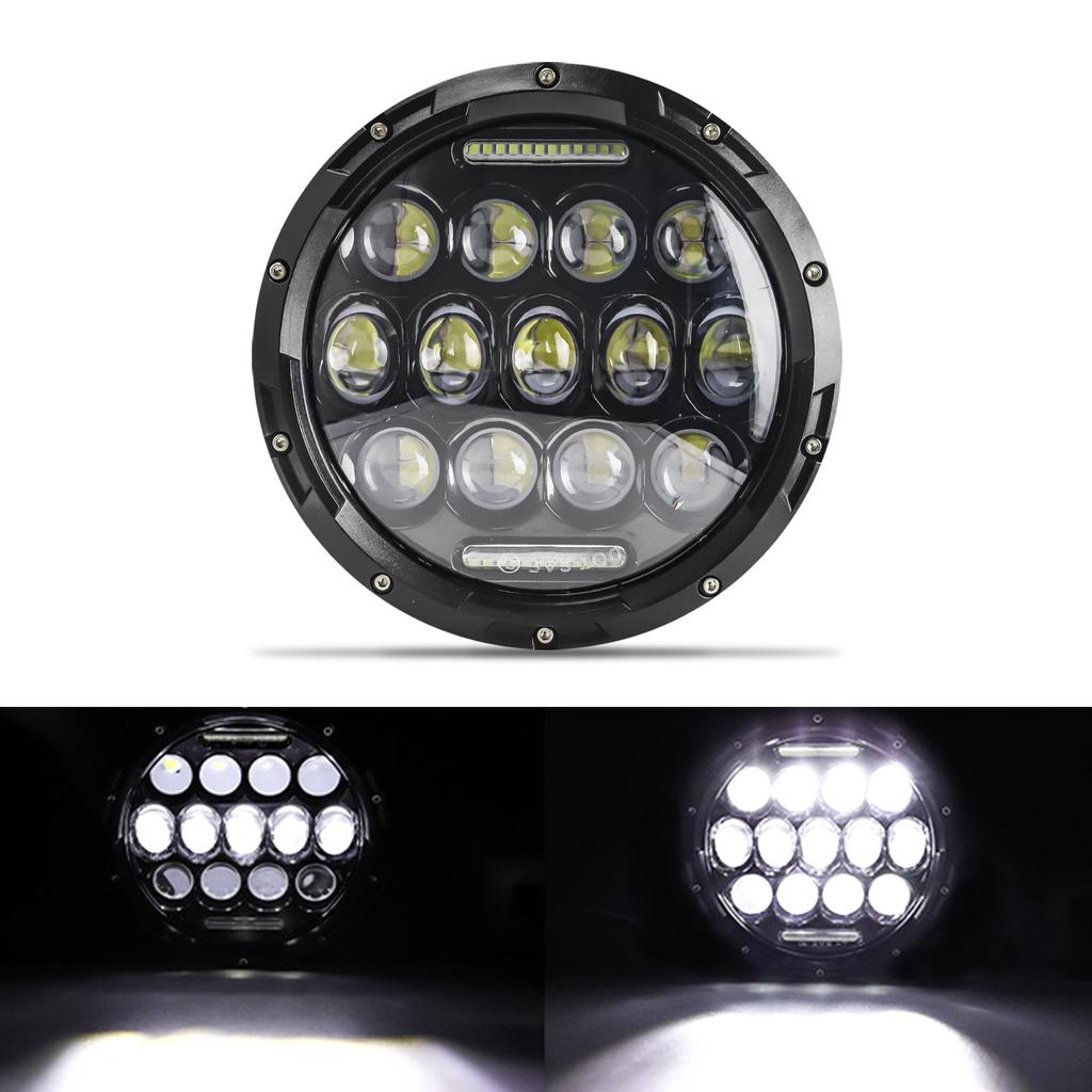 7 Inch Motorcycle LED Headlight for Motorcycle JEEP Wrangler JK Harley Touring Road King Yamaha 7Inch Round LED Headlight