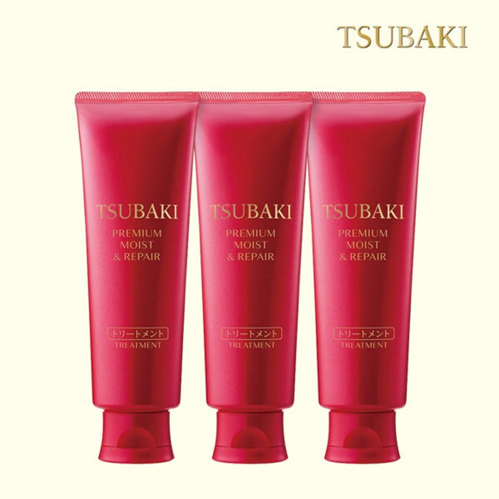 Tsubaki Premium Увлажняющее и восстанавливающее средство для волос с камелией 160 г 3 шт.