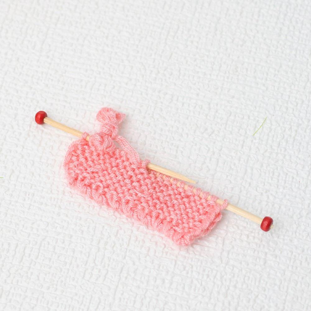 1: 12 Mini Knitted Sweater Colorful Mini Handmade Accessories Bjd Doll House Accessories Miniature Ob11 Toy Ornaments