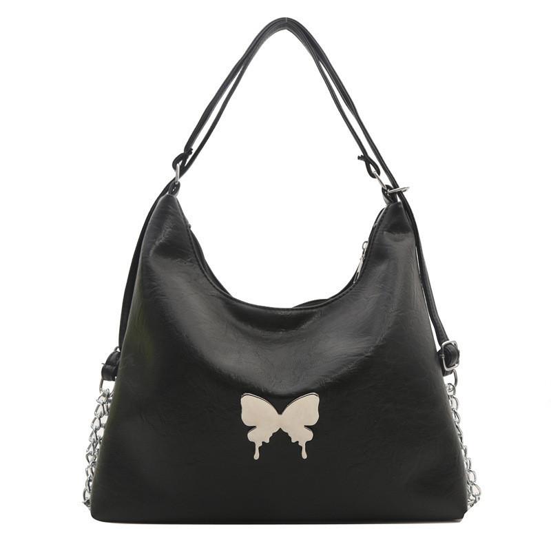 Chic Seam Stitching Tote Bag For Women 2024 Spring New Fashion Commuter Shoulder Bag
