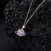 Ожерелье из лавандового циркона из серебра 925 пробы: Универсальный, Роскошный, Продвинутый Нишевый Дизайн