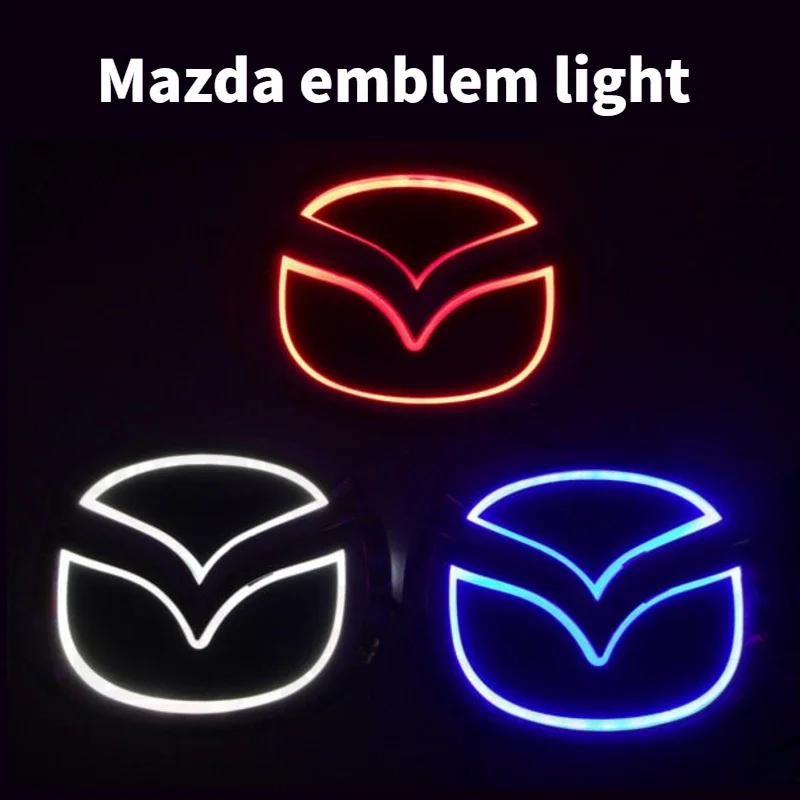 2025 Hot Car Front Hood Decal Light Rear Trunk Emblem Badge Sticker Exterior for Mazda 2 Mazda 3 Mazda 6 CX7 CX5 MX5 323 Accesso