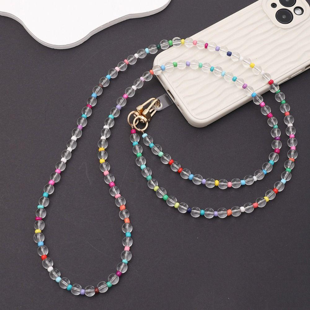 Rope Beading Mobile Phone Necklace Phone Lanyard Phone Strap Phone Chain Crossbody Cellphone Strap