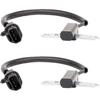 SCITOO 2PCS Crankshaft Position Sensor fit for Jeep for Cherokee 1997-2001 PC308 5S1806 EH0248 56027866 56027866AB 56027866AC 56027866AD 56027866AE