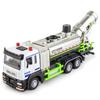 1/32 Scale Disinfection Truck Urban Anti Haze Vehicle Diecast Truck Model Toy, Pull Back Toy Vehicle with Sound and Light for Kids Toddler Collection
