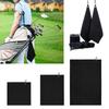 2 шт. Гольф-полотенца, Микрофибра с узором мербау, Гольф-полотенце для мужчин и женщин, Подарки для гольфа, Черное гольф-полотенце с карабином