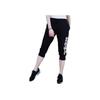 adidas Логотип, буквенный принт, узор, эластичный пояс, дышащие спортивные брюки, женские брюки, черные, S97150