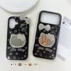 Применимый iPhone16Promax Зеркальный Китти Кошка Бант Звезда Блестки Чехол для Мобильного Телефона Apple 17 Женская Мода