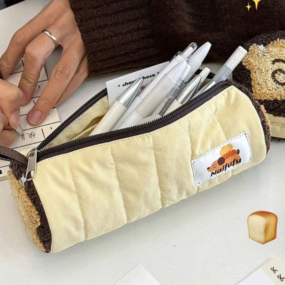 Pen Holder Stationery Bag Storage Bag Pen Case Design Cake Roll Pencil Bag Cosmetic Bag