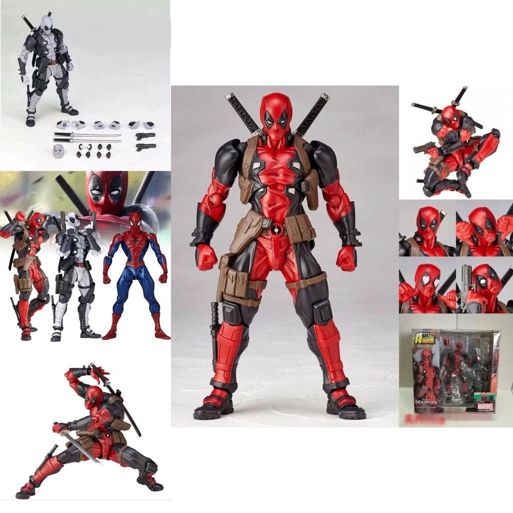 Новая фигурка Yamaguchi Series 001ex Deadpool X-force серого цвета, коллекционная модель