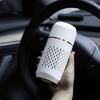 Автомобильный очиститель воздуха с цветной подсветкой, порт для зарядки, настольный очиститель воздуха, мини-удалитель запахов, тихая работа для спальни