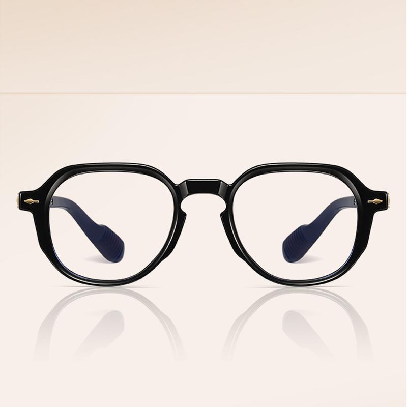 Brand High Quality New Polygon Meter Square Nail Sunglasses Anti-Blue Light Fashion Women Hip Hop Glasses Retro Sunglasses Men