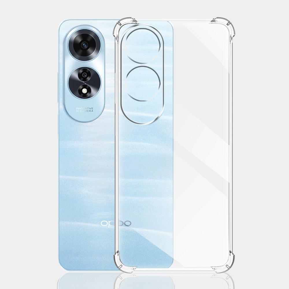 Для Oppo A60 4G Чехлы Прозрачный Противоударный Силиконовый Мягкий Чехол для Телефона для OPPO A60 Защитный Чехол для OPPOA60 CPH2631 Fundas Shell