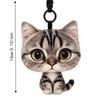 Plush Cat Plush Doll Keychain Cartoon Design Car Key Ring Cute Doll Bag Pendant  Gifts