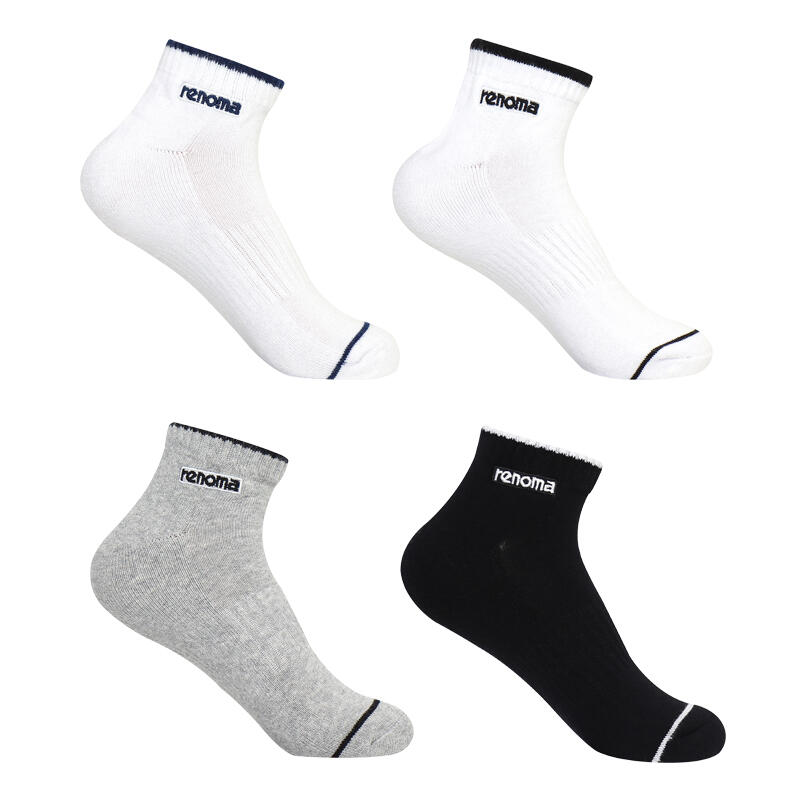 RENOMA Women's Sports Front Coringle Sneakers Socks (3 Pairs)