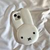 Kawaii Miffy 11/12/13/14/15/16ProMax Phone Case Silicone Anti-drop Simple All-wrap Soft Case Christmas Toy Gift