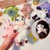 1PC Kawaii Women Elastic Hair Rubber Head Accessories Cartoon Plush Frog Panda Rabbit Cat