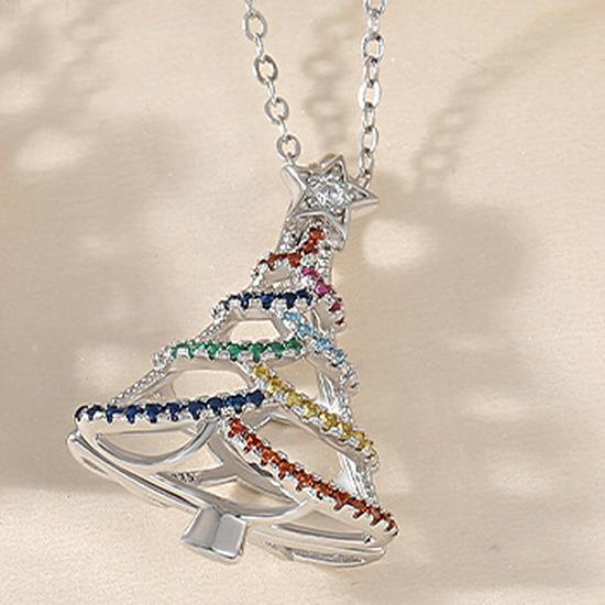 Серебряное ожерелье-кулон для ароматерапии 925 пробы - Стиль клетки-креста, Открывающийся кулон для духов, Идеальный рождественский подарок.