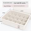 Drawer-Style Underwear and Socks Storage Box with Compartments