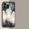 Милый чехол для телефона с привидением на Хэллоуин для iPhone 17 Air 15 Pro 14 Plus 16 Pro Max 12 13 Mini 11 16E X XS Чехол Милые Fundas